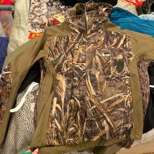 Mossy oak banded zip up jacket